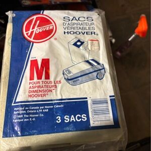 Hoover Vacuum Bags - Type M - White